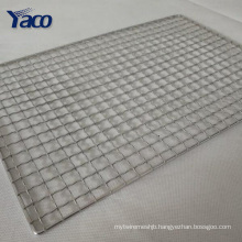 Stainless barbecue grill wire netting crimped wire mesh bbq grill